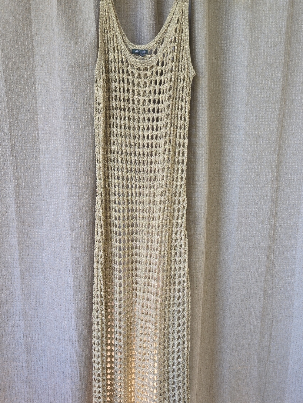 Wild Fable Gold Knit Maxi Dress
